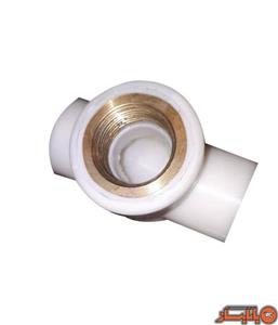 سه راهی بوشن فلزی پلی پروپلین (سفید) 25*1/2/25 میلیمتر نیک بسپار یزد