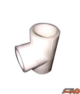 سه راهی معمولی پلی پروپلین (سفید) 40 میلیمتر یزد بسپار