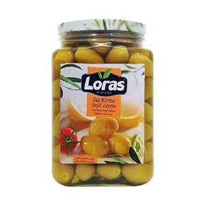 زیتون سبز شکسته لوراس 900 گرم Loras