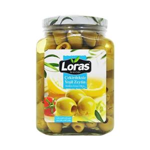 زیتون سبز بدون هسته لوراس – loras