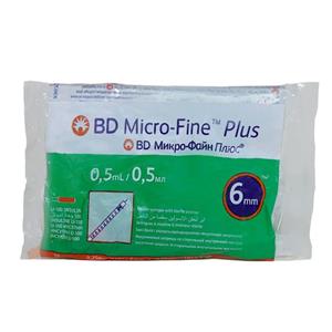سرنگ انسولین BD نیم سی سی