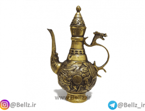 گلاب پاش برنزی نقش برجسته (اژدها)