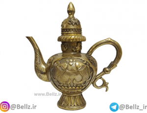 گلاب پاش برنزی نقش ماهی