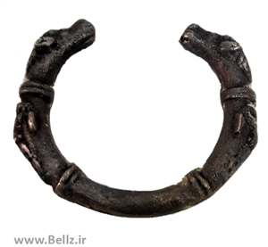 دستبند برنجی طرح ایران باستان