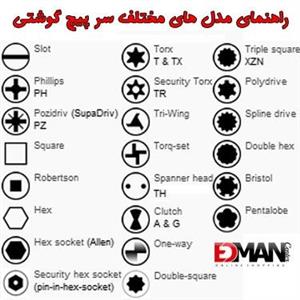 ست 10 عددی سر پیچ گوشتی بوش 