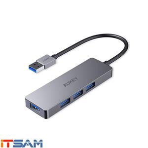 هاب 4 پورت USB 3.0 اکی CB H36 Aukey Aluminum Ultra Slim Port Hub 