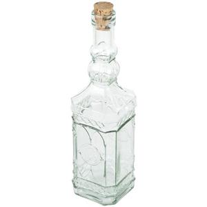 بطری 4 گوش درب چوب پنبه ای کوتاه کد 189200