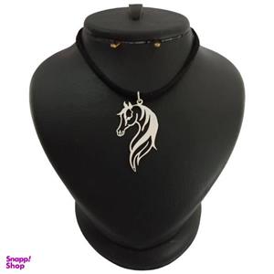 گردنبند نقره مردانه ترمه 1 طرح اسب کد mas 00145 -