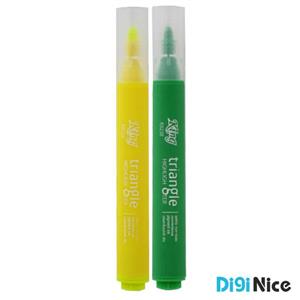 ماژیک هایلایت قلمی King مدل K9238 بسته 2 عددی