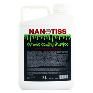 شامپو Ceramic Coating Shampoo نانوتیس مخصوص شستشوی بدنه خودرو نانو سرامیک شده 5 لیتری NanoTiss