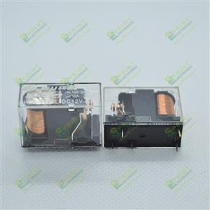 رله 12 ولت شیشه ای 5 پایه 10 آمپر HLS-14F1L-DC12V-C