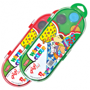 آبرنگ 12 رنگ توتو