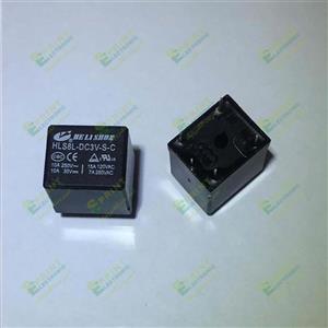 رله 9 ولت پایه میلون 5 پایه 10 آمپر HLS8L-DC9V-S-C