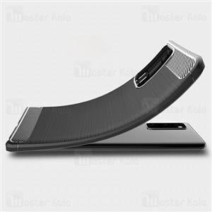 قاب محافظ ژله ای سامسونگ Samsung Galaxy Note 20 Ultra Rugged Armor Fiber Carbon 