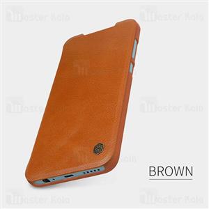 کیف چرمی نیلکین شیائومی Xiaomi Redmi Note 9 / Redmi 10X 4G Nillkin Qin Leather Case... Xiaomi Redmi 10X QIN Leather Case