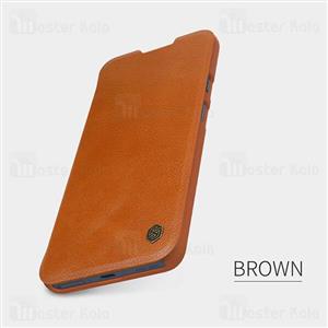 کیف چرمی نیلکین وان پلاس OnePlus Nord Nillkin Qin Leather Case 