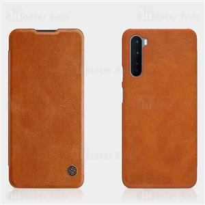 کیف چرمی نیلکین وان پلاس OnePlus Nord Nillkin Qin Leather Case 