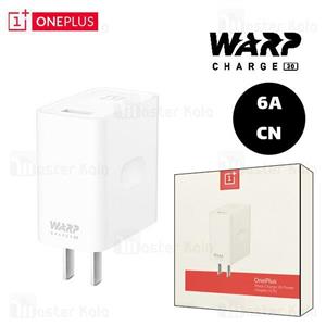 شارژر دیواری اورجینال وان پلاس OnePlus Warp Charge 30 Power Adapter WC0506A1HK CN توان 30 وات ...
