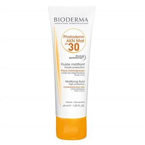 کرم ضد آفتاب بیودرما سری فتودرم مدل آکنه مات Spf30 حجم 40 میلی لیتر Bioderma Photoderm AKN Mat Spf30 Sun Protection 40ml