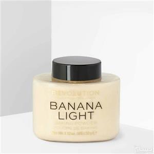 پودر بیک و فیکس لایت رولوشن Makeup Revolution Luxury Loose Baking Powder Banana Light 