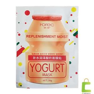 ماسک صورت رورک مدل ماست وزن 30 گرم rorec yogurt face mask weight grams 