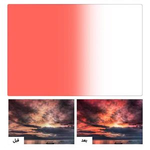 فیلتر مربعی Zomei 100*150mm GC-Red Gradient 