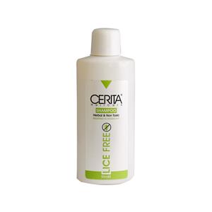 شامپو ضد شپش سریتا 95 میل درمان قطعی جداسازی کامل تخم گیاهی بدون ترکیبات سمی Cerita Herbal And Non Toxic Lice Free Shampoo 95ml 