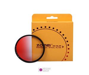 فیلتر رنگی تدریجی قرمز Zomei Ultra Slim GC-Red Gradient 