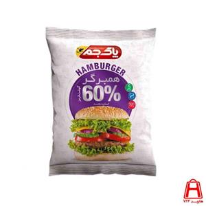 همبرگر 60% گوشت 5 عددی پاک جم 