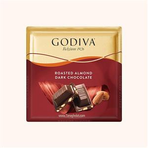 شکلات تلخ گودیوا بادام بو داده - 60 گرمی GODIVA roasted almond dark chocolate 60gr