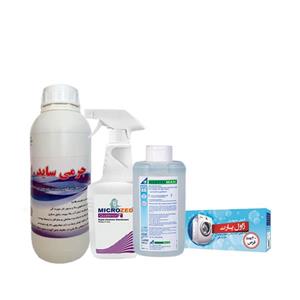 پکیج ضدعفونی کننده (آسپتومن + جرمی ساید + میکروزد + ژاول پارت) 