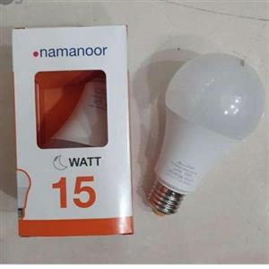 لامپ ال ای دی حبابدار 15 وات نمانور NAMA NOOR LED BULB 15 W