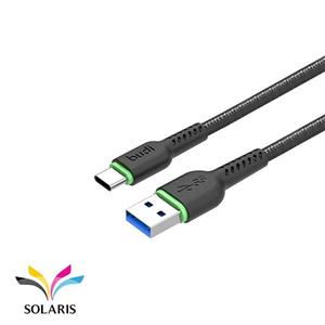 کابل شارژ و مبدل USB A به USB C بودی مدل M8j158T طول 1 متر