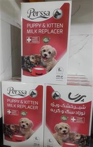شیر خشک سگ و گربه پرسا مدل Milk Replacer وزن 450 گرم