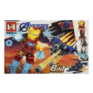 لگو MW مدل Iron Man از سری Heroes Assemble MG2002