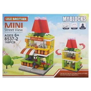 لگو Lele Brother مدل FlowerShop از سری Mini Street View 8in1 کد ۲ ۸۵۳۷ 8537 2 Lego 