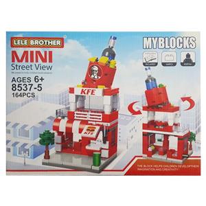 لگو Lele Brother مدل KFE از سری Mini Street View 8in1 کد ۵-۸۵۳۷ Lele Brother Mini Street View KFE 8537-5 Lego