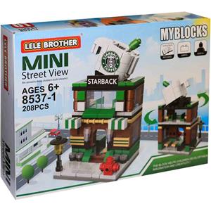 لگو Lele Brother مدل StarBack از سری Mini Street View 8in1 کد ۱ ۸۵۳۷ 8537 Lego 