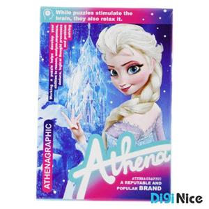 پازل گرد استیکردار Frozen مدل Fr-1 آتنا athena 19 تکه 