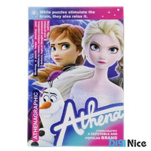 پازل گرد استیکردار Frozen مدل Fr-3  آتنا athena 19 تکه 