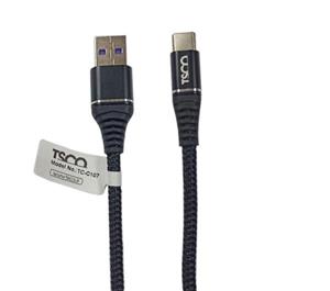 کابل تبدیل USB به USB-C تسکو مدل TC-C107 طول 1 متر