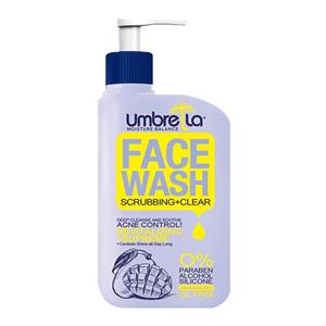 ژل شستشو پاک کننده عمیق پوست امبرلا Umbrella Scrubbing And Clear Face Wash 310 ml 