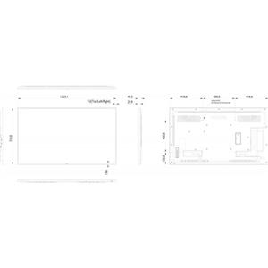 مانیتور صنعتی فیلیپس 43BDL4050D