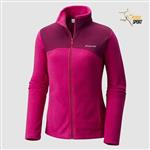 پلار زنانه کلمبیا WESTERN RIDGE FULL ZIP FLEECE DBD Raspberry