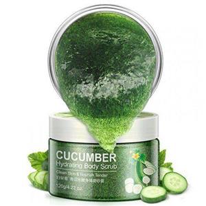 اسکراب لایه بردار پوست با عصاره خیار برند بیوآکوا Cucumber Hydrating Body Scrub Bioaqua 120g