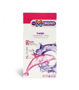 کاندوم ایکس دریم مدل لارگو XDREAM LARGO بسته 12 عددی X Dream Largo Condom 12psc