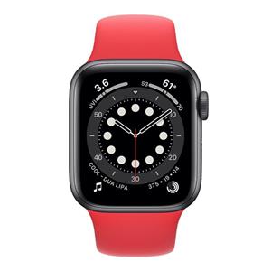 ساعت هوشمند اپل واچ سری 6 مدل 44 میلی متری با بند قرمز و بدنه آلومینیومی قرمز Apple Watch Series 6 44mm red Aluminum with Case red Sport Band