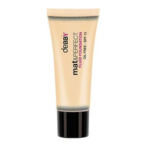 کرم پودر فاقد چربی Mat & Perfect SPF15 دبی 30 میل 02 Debby Mat & Perfect SPF15 Oil Free Foundation 30ml-02