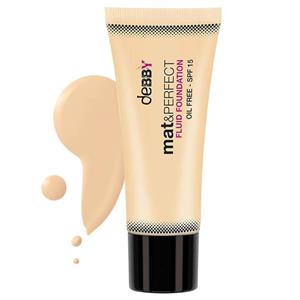 کرم پودر فاقد چربی Mat & Perfect SPF15 دبی 30 میل 02 Debby Mat & Perfect SPF15 Oil Free Foundation 30ml-02