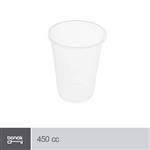 لیوان یکبار مصرف شفاف مدل مک دونالد بلند ام جی پلاست - 450 سی سی